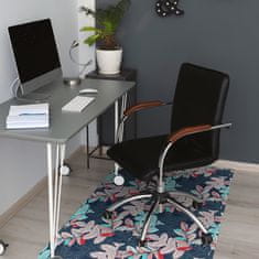 Decormat Podloga za pisalni stol Deciduous pattern 140x100 cm 