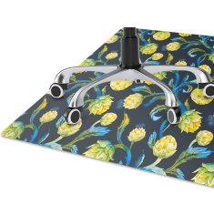 Decormat Podloga za pisalni stol Artichoke flowers 120x90 cm 2 cm 