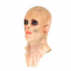 Korbi Profesionalna lateks maska Alien za karneval