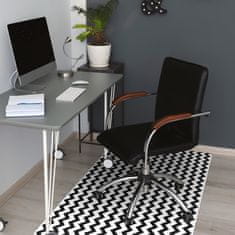 Decormat Podloga za stol Črna 120x90 cm 