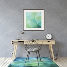 Decormat Podloga za zaščito tal Modra abstrakcija 120x90 cm 2 cm 