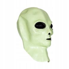 Korbi Profesionalna lateks maska Alien Glow In Dark