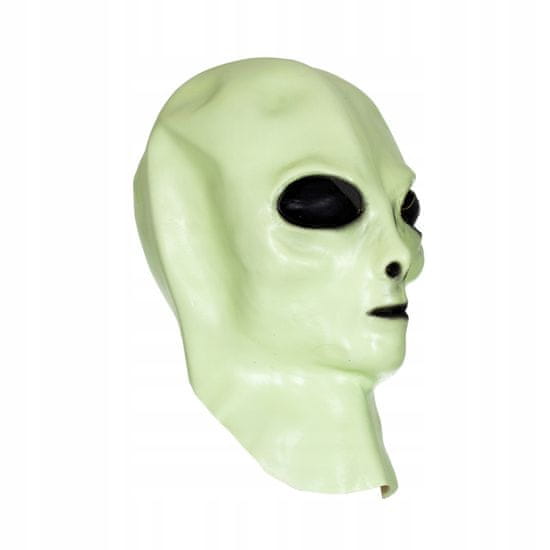 Korbi Profesionalna lateks maska Alien Glow In Dark
