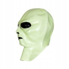 Korbi Profesionalna lateks maska Alien Glow In Dark
