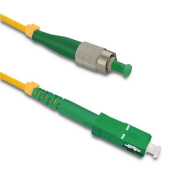 Qoltec optični patchcord FC/APC - SC/APC | enomodni | 9/125 | G652D | simpleks | 5 m