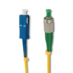 Qoltec optični patchcord FC/APC - SC/UPC | enomodni | 9/125 | G652D | simpleks | 15 m