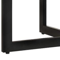 Vidaxl Jedilna miza 110x75 cm predelan trden les