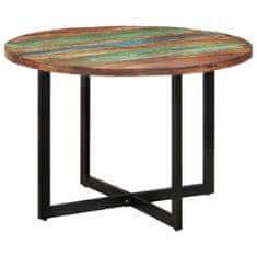 Vidaxl Jedilna miza 110x75 cm predelan trden les