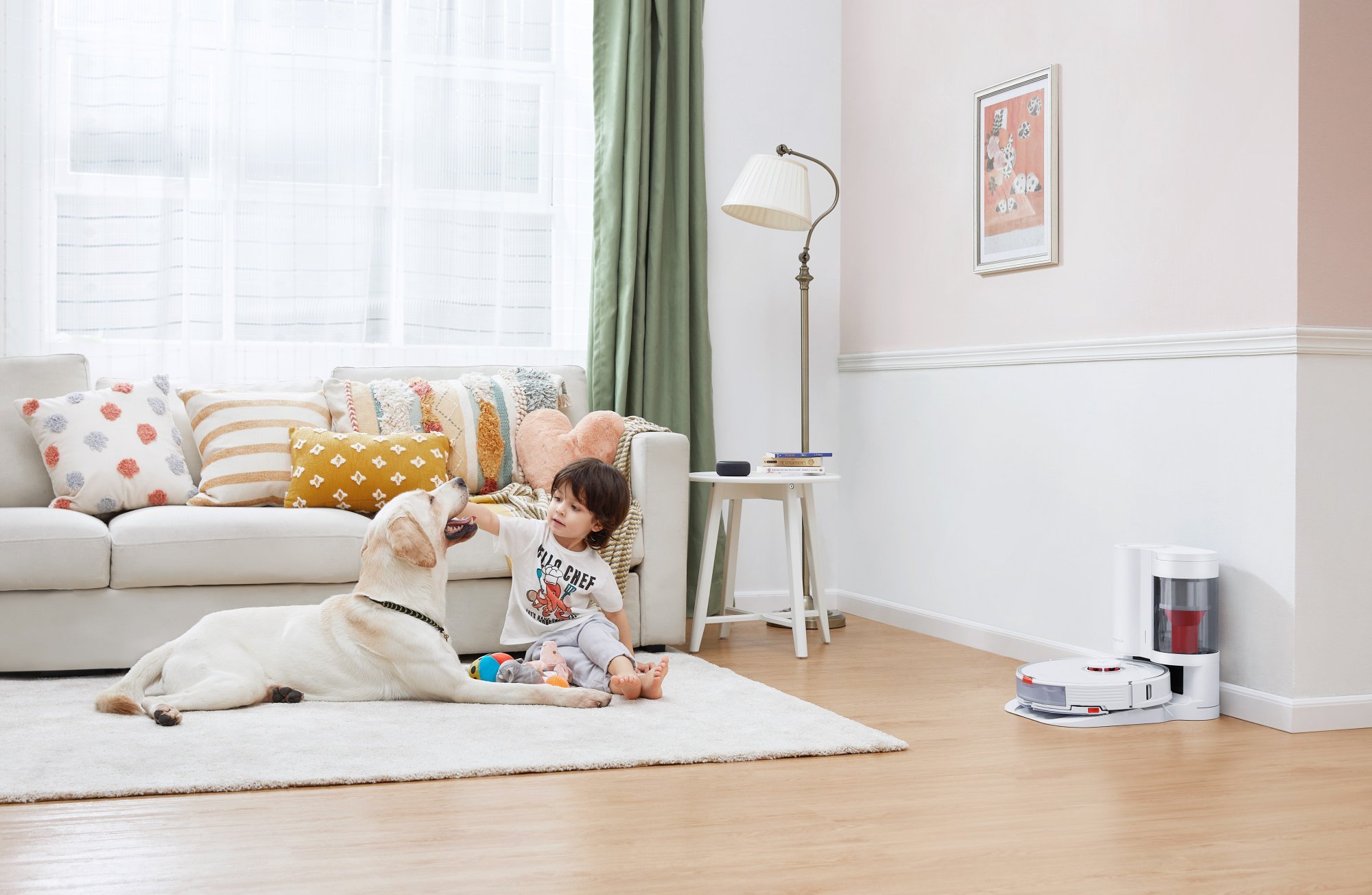  S7+ robotski sesalnik, beli  