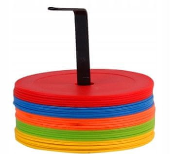 Korbi Nabor za usposabljanje: 25 barvnih igriščnih označevalcev