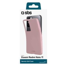 SBS Sensity ovitek za Xiaomi Redmi Note 11, roza
