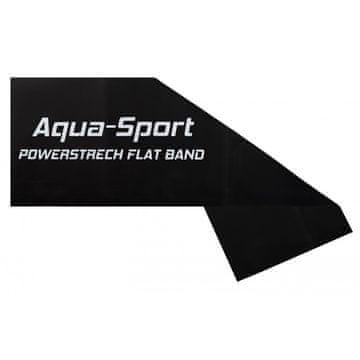 Aqua-Sport AQUA-SPORT POWERSTRECH PLOŠČATI TRAK ČRNEGA RAZTEGLJIVEGA TRAKA 1,5 M x 15 CM x 0,40 mm 12-15 kg AS1515