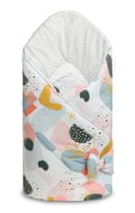 Sensillo Spalna vreča za dojenčke kornet ABSTRACCTION DREAMS GREY 75x75