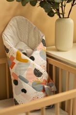 Sensillo Spalna vreča za dojenčke kornet ABSTRACCTION DREAMS GREY 75x75