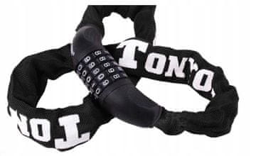 Korbi Verižna protivkradljiva ključavnica za kolo, s šifro, kolesarska zaščita