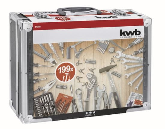 KWB 199-delni set orodja v aluminijskem kovčku (49375561)