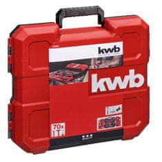 KWB 70-delni set orodja v plastičnem kovčku (49370620)