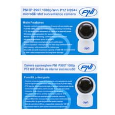 PNI IP390T, nadzorna kamera, Tuya, 1080P