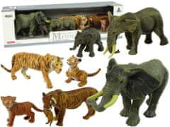 shumee Komplet figuric Afrika Sloni Tigri Divje živali