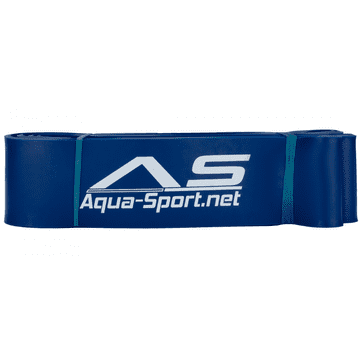 Aqua-Sport VODNI SPORTSKI TRAK POWERSTRECH SUPERBAND MODER 2080x4,5x64mm ODPORT 29-80kg AS2080