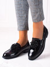 Amiatex Ženska mokasina 89798, črne, 36