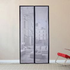 mPort Univerzalna mreža z magneti – komarnik za vrata 100x210cm črna