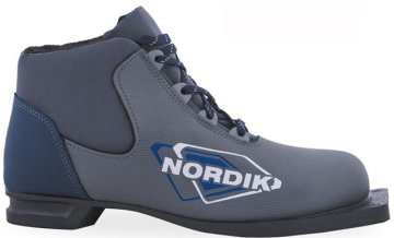 SKOL Čevlji za tek na smučeh NN Nordik, sivi, 75 mm, velikost 42