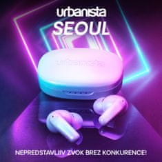 Urbanista Seoul slušalke, Bluetooth, TWS, upravljanje na dotik, bele (Pearl White)