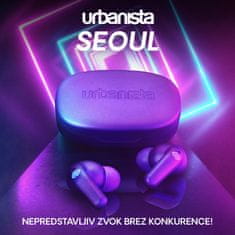 Urbanista Seoul slušalke, Bluetooth, TWS, vijolične (Vivid Purple)