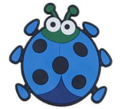 Kuhinjska podloga - 10x10 cm - Ladybug blue