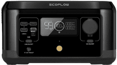 EcoFlow River mini prenosna napajalna postaja, črna (50045007)