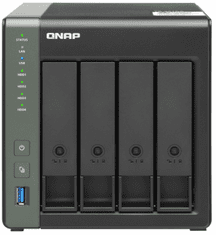 Qnap NAS strežnik za 4 diske, 2 GB RAM, 10GbE SFP plus mreža (TS-431KX-2G)
