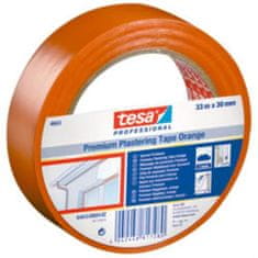 Tesa Plastični ometalni trak 4843, UV 2 tedna, 33 m x 50 mm, oranžen