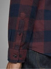 Jack&Jones Moška srajca JJEGINGHAM Slim Fit 12181602 Port Royale (Velikost XL)