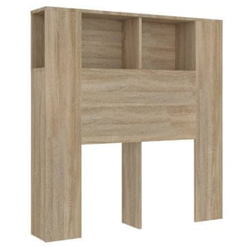 Vidaxl Vzglavna omarica sonoma hrast 100x18,5x102,5 cm