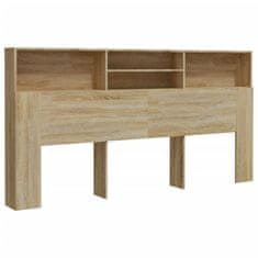Vidaxl Vzglavna omarica sonoma hrast 200x19x103,5 cm