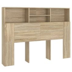 Vidaxl Vzglavna omarica sonoma hrast 140x19x103,5 cm