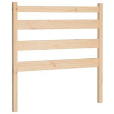 Vidaxl Posteljno vzglavje 96x4x100 cm trdna borovina