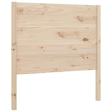Vidaxl Vzglavna 96x4x100 cm trdna borovina