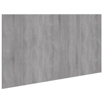 Vidaxl Posteljno vzglavje sivo sonoma 160x1,5x80 cm konstruiran les
