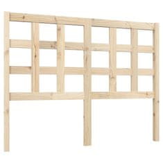 Vidaxl Posteljno vzglavje 125,5x4x100 cm trdna borovina