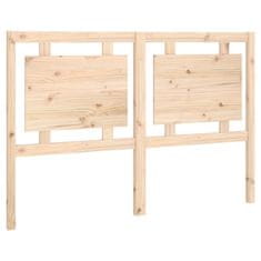Vidaxl Posteljno vzglavje 145,5x4x100 cm trdna borovina