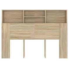 Vidaxl Vzglavna omarica sonoma hrast 140x19x103,5 cm