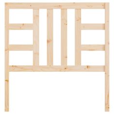 Vidaxl Posteljno vzglavje 96x4x100 cm trdna borovina