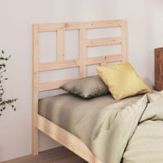 Vidaxl Posteljno vzglavje 96x4x104 cm trdna borovina