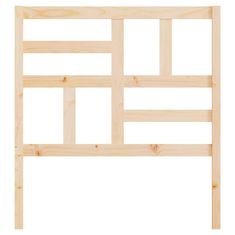 Vidaxl Posteljno vzglavje 96x4x104 cm trdna borovina