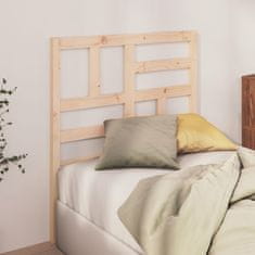 Vidaxl Posteljno vzglavje 96x4x104 cm trdna borovina