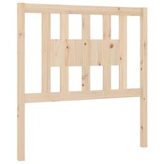Vidaxl Vzglavna 106x4x100 cm trdna borovina
