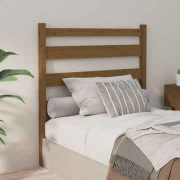 Vidaxl vidaXL Vzglavje postelje 81x4x100 cm masivni borov les
