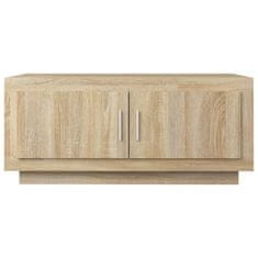 Vidaxl Klubska mizica sonoma hrast 102x50x45 cm konstruiran les